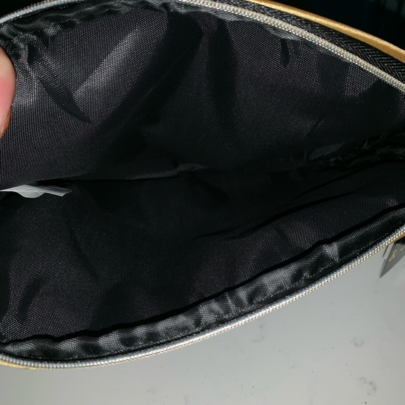 Black with White Hearts Makeup Bag - Picture 3 of 4